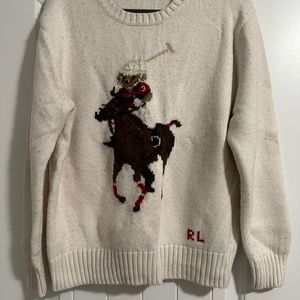 Women’s lg polo sweater